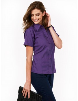 Uneek UC712 Ladies Poplin Half Sleeve Shirt  Clothing